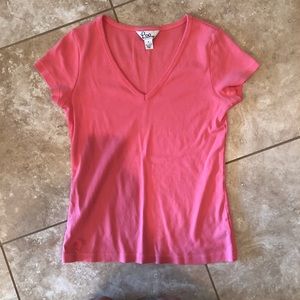 Lily Pulitzer Pink T-Shirt with fitted sleeves